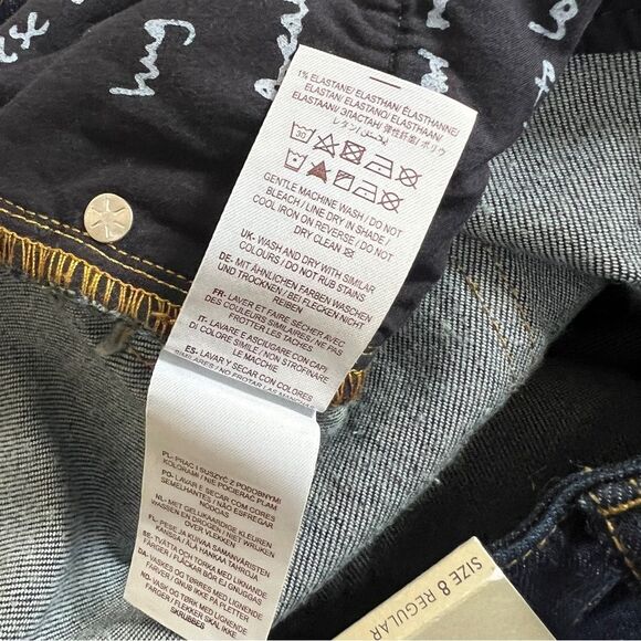 Boden Flare High Rise Dark Indigo Stretch Jeans Size 8 NWT - Picture 9 of 11